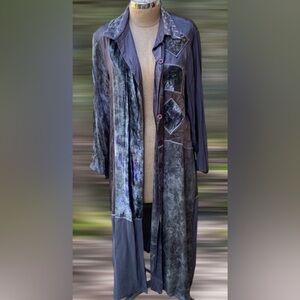 Antilia 80’s Vintage stunning velvety embroidered dress or coverup from Saks.